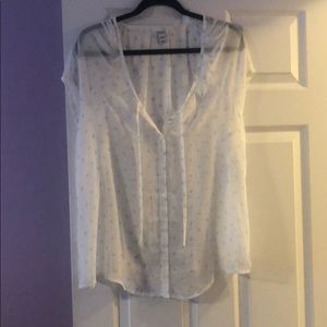 Women’s sheer button up